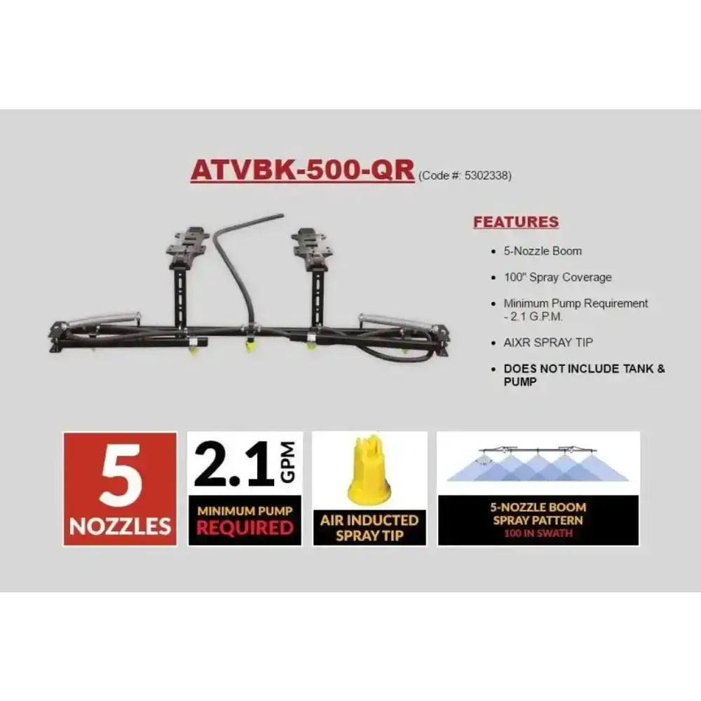 Fimco Sprayer Boom Kit – ATV BK500 – QR (ATVBK500)Vehicle Parts & Accessories:ATV, Side - by - Side & UTV Parts & Accessories:Body & Frame:Body Parts, Doors & Fenders:FendersMud Hawgz Uk