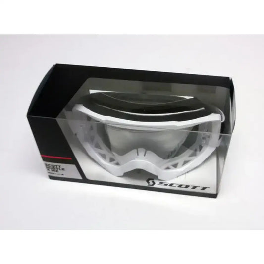 SCOTT HUSTLE GOGGLES CLEAR LENS WHITE SC084110 - Goggles